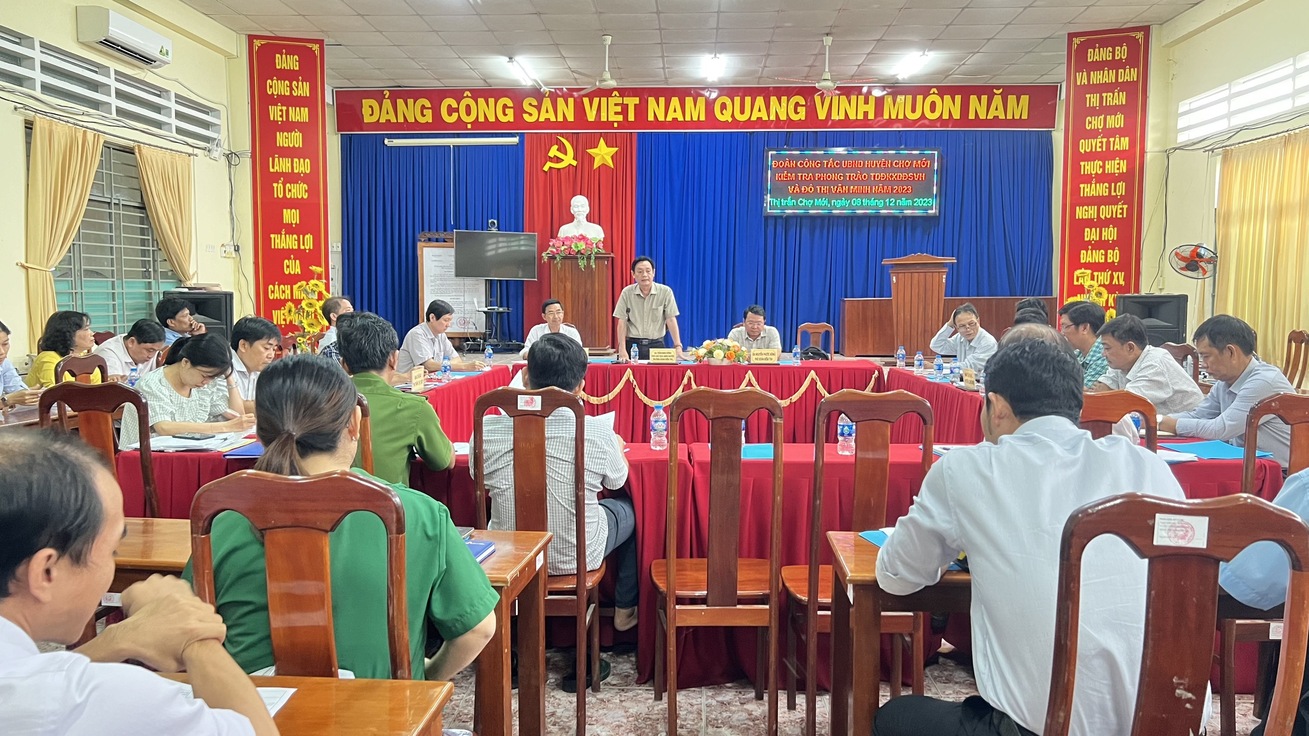 KIỂM TRA PHONG TRÀO “TOÀN DÂN ĐOÀN KẾT XÂY DỰNG ĐỜI SỐNG VĂN HÓA” VÀ ĐÔ THỊ VĂN MINH NĂM 2023