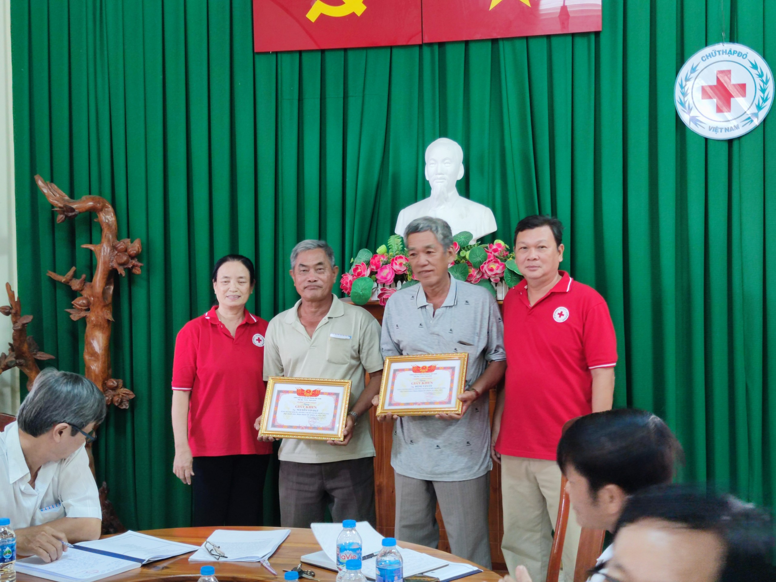 HỘI CHỮ THẬP ĐỎ THỊ TRẤN CHỢ MỚI TỔNG KẾT