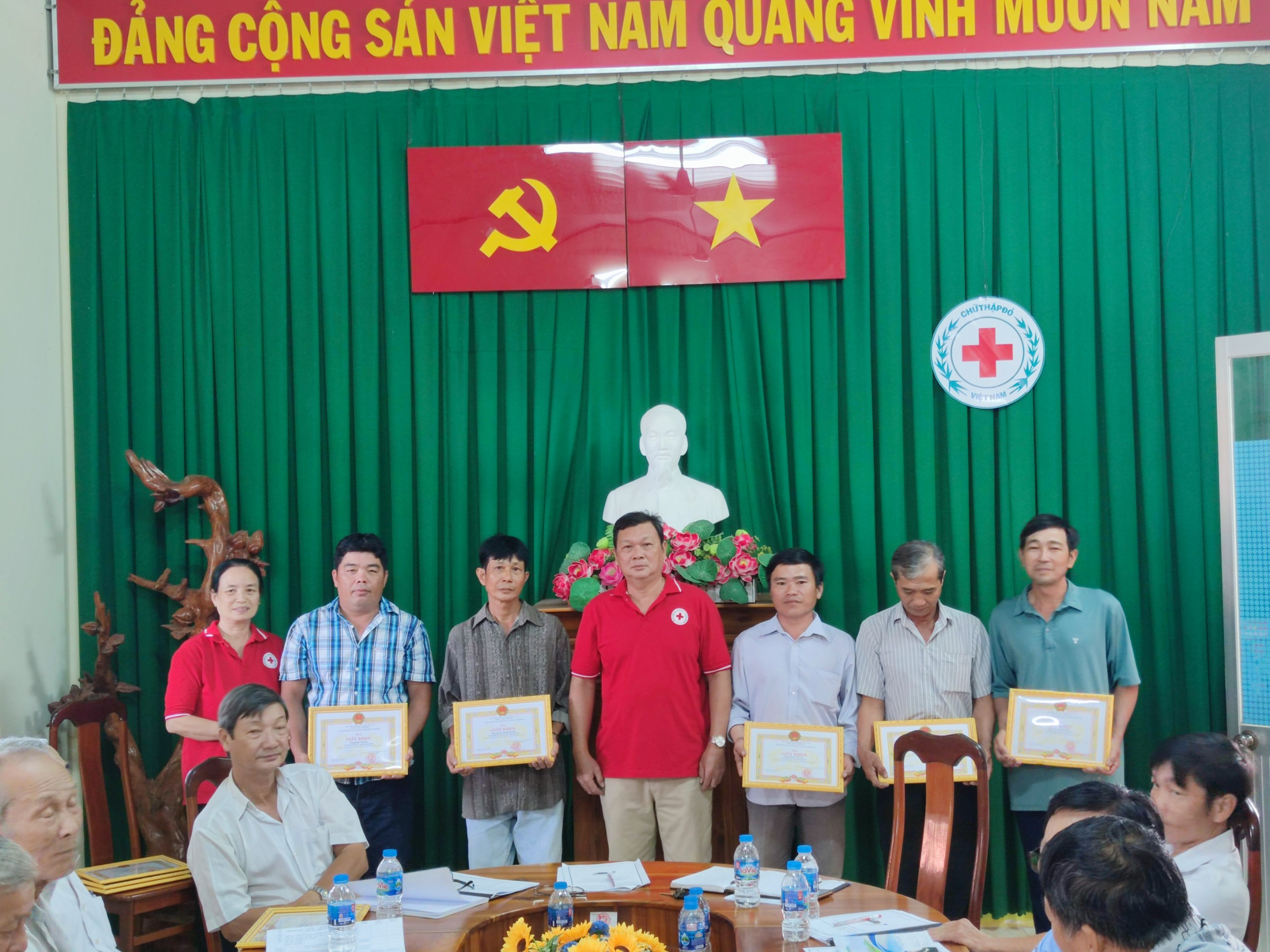 HỘI CHỮ THẬP ĐỎ THỊ TRẤN CHỢ MỚI TỔNG KẾT