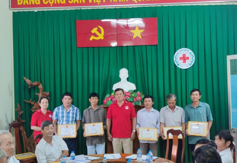 HỘI CHỮ THẬP ĐỎ THỊ TRẤN CHỢ MỚI TỔNG KẾT
