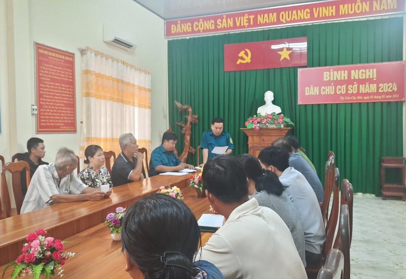 BÌNH NGHỊ DÂN CHỦ CƠ SỞ NĂM 2024