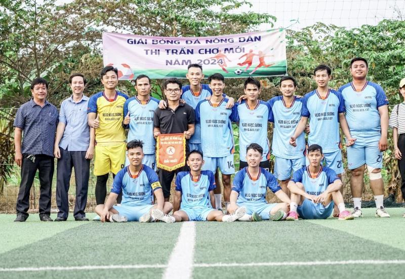 GIẢI BÓNG ĐÁ NÔNG DÂN THỊ TRẤN CHỢ MỚI NĂM 2024